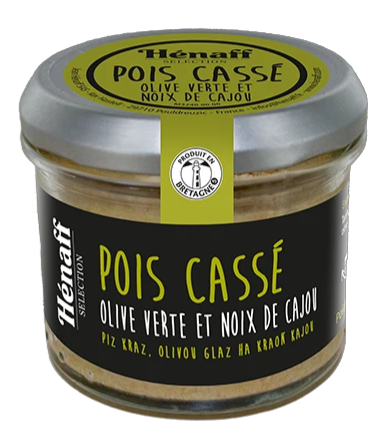 Pois cassés, olive et noix de cajou - Hénaff