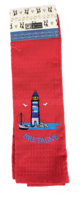 Torchon rouge phare Breton